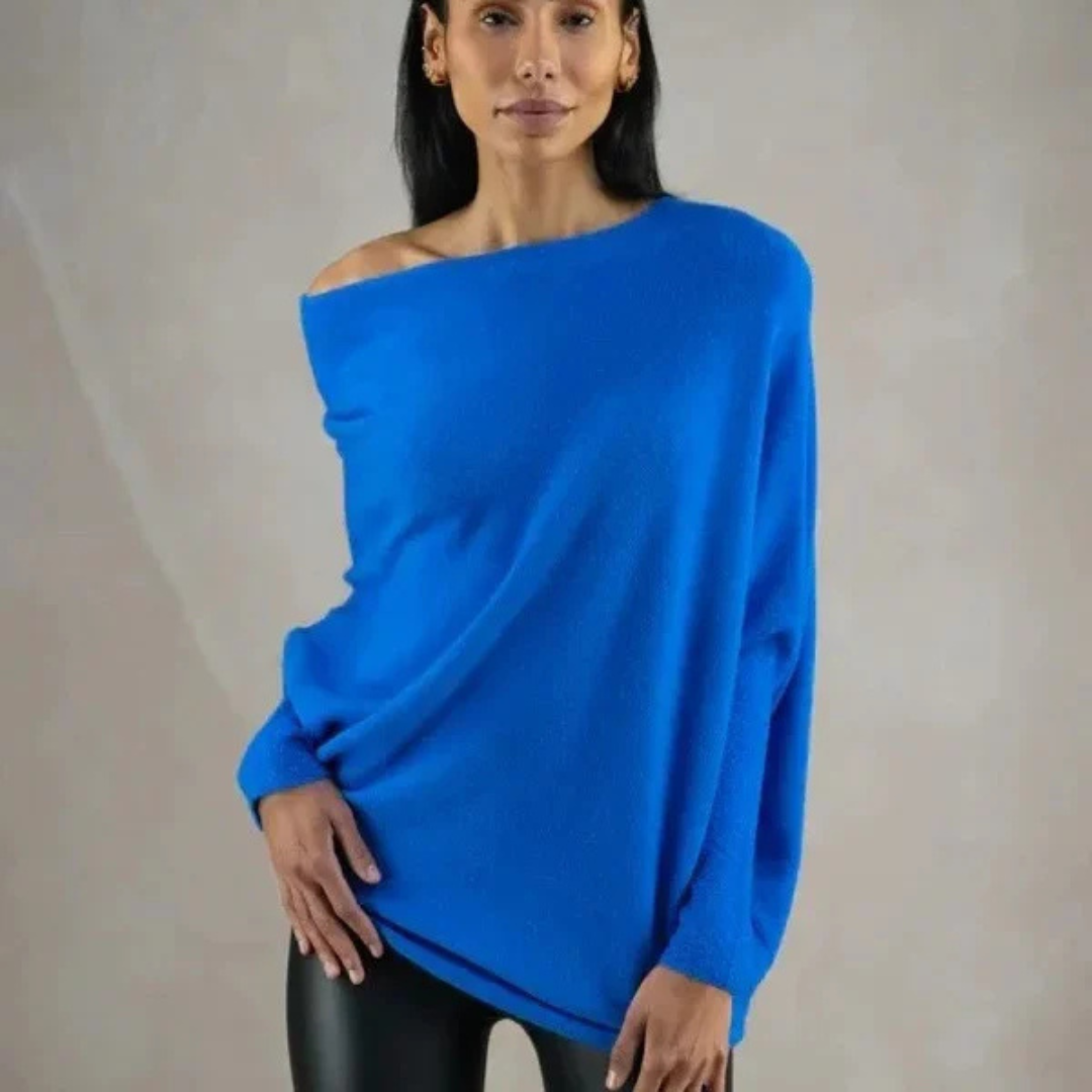 Denise Pullover | Off-Shoulder-Damenpullover für Eleganz