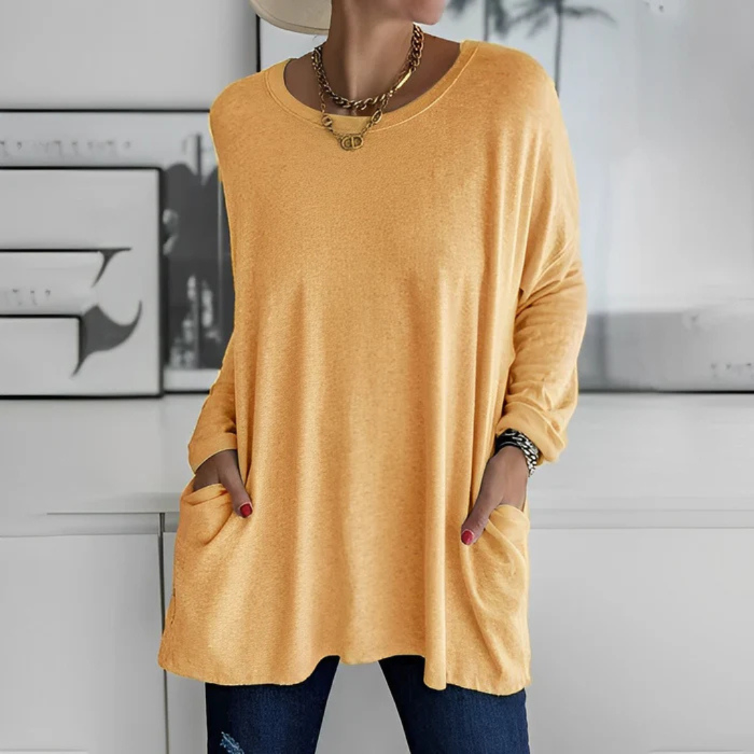 Dulcie Pullover | Damen-Pulli mit praktischen Taschen