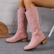 Western Cowboystiefel | Bequeme, zum Reinschlüpfen geeignete Stiefel - Stil trifft Eleganz