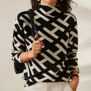 Lissie Musterpullover | Pullover mit geometrischem Design