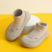 Comfortable Kinderschuhe | Niedliche Schuhe mit süßem Gesichtsdruck und weicher Gummisohle