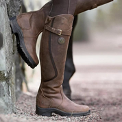 Emma Stiefel | Damen Winterstiefel wasserdicht mit Schnalle kniehoch