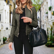 Isabelle - Klassische Damenlederjacke | Zeitloser Look