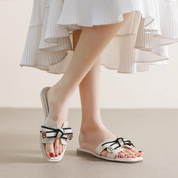 Anke Sandalen | Charmante Bowknot Sommer Sandalen für elegante Outdoor-Mode