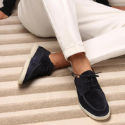 Leon Loafer | Luxuriöse Leder-Loafer zum Schnüren mit Plateaudesign