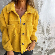 Cindy Fleecejacke | Teddy Herbstjacke für stilvolle Tage