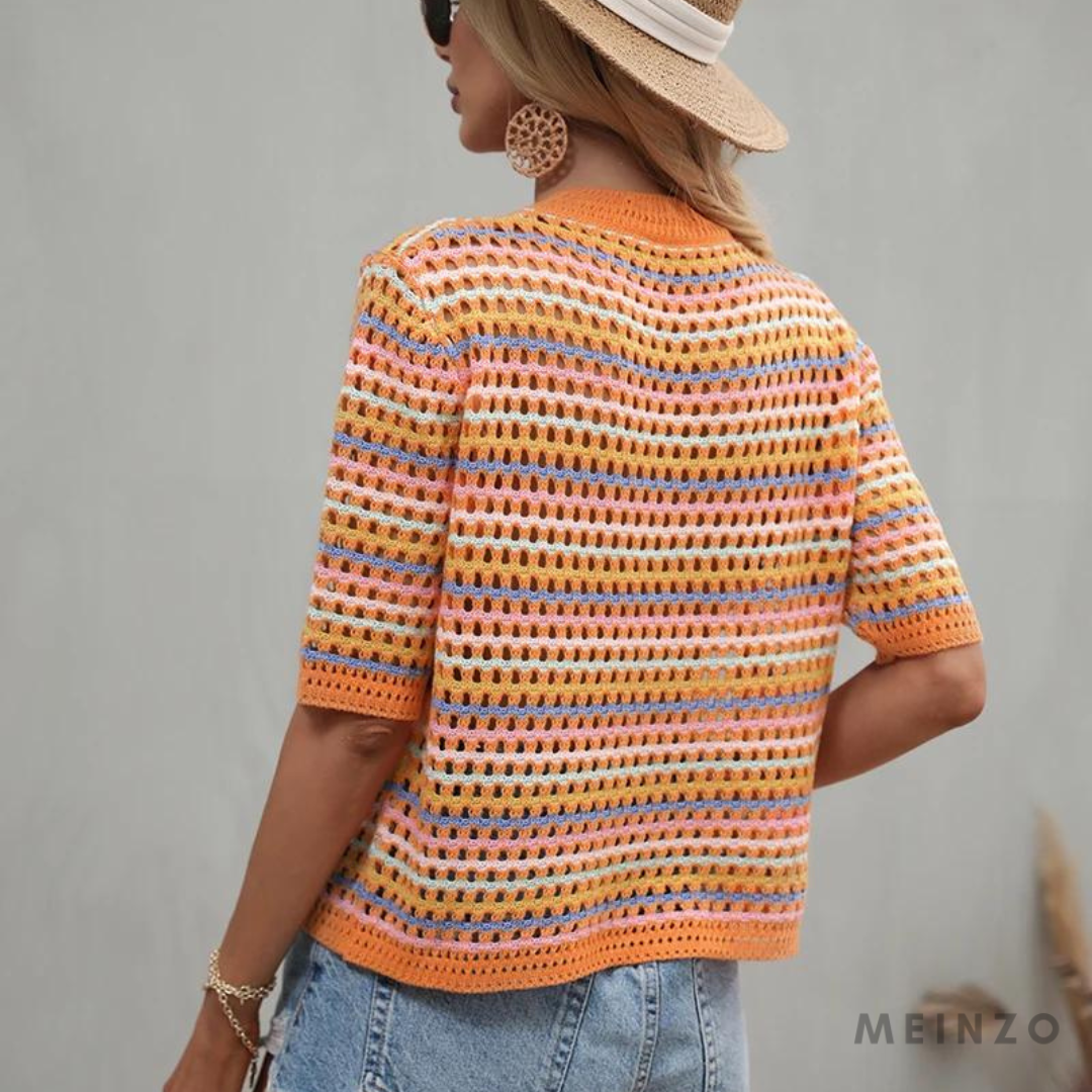 Rike Pullover | Sommerlicher Pullover mit halben Ärmeln