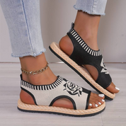 CozyKnit Sandalen | Orthopädische Slip-On Sandalen mit Komfort für ganztägiges Tragen