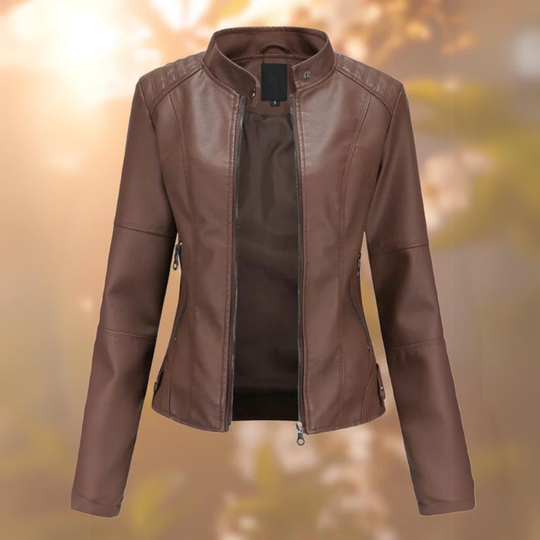 Nanna Lederjacke | Bikerjacke für Damen