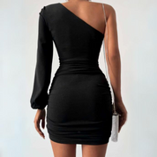 Marta Kleid | Atemberaubendes One-Shoulder Bodycon-Kleid für besondere Anlässe