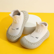 Comfortable Kinderschuhe | Niedliche Schuhe mit süßem Gesichtsdruck und weicher Gummisohle