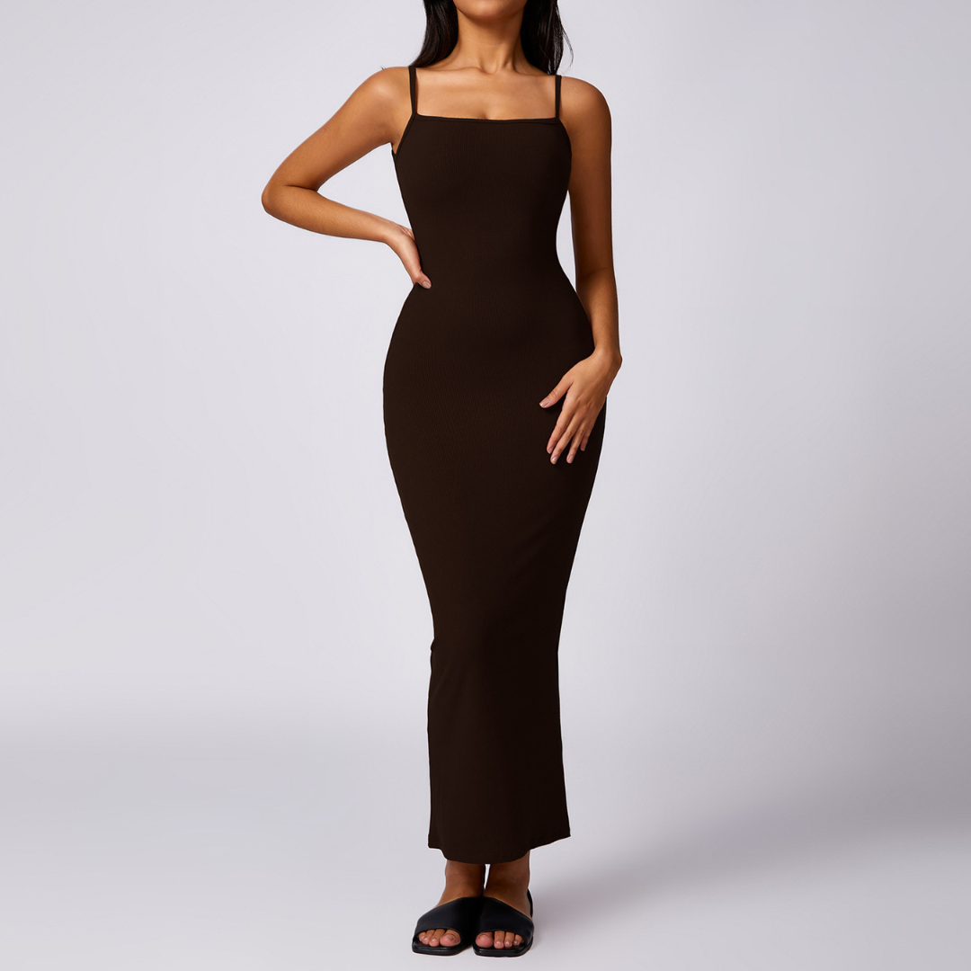 Frauen Cami Kleid | Stylisches Spaghetti-Träger Bodycon-Kleid