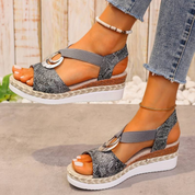 Jutta Sandalen | Bequeme Keilsandalen für stilvolles Sommer-Outfit