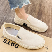 Hans Loafers | Atmungsaktive Slip-On-Loafer aus Canvas mit weicher Sohle