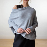 Charice Pullover | Herbst Pullover mit Schaldetail