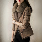 L'ateribélle Suede-Jacke | Stilvolle Jacke aus Wildleder