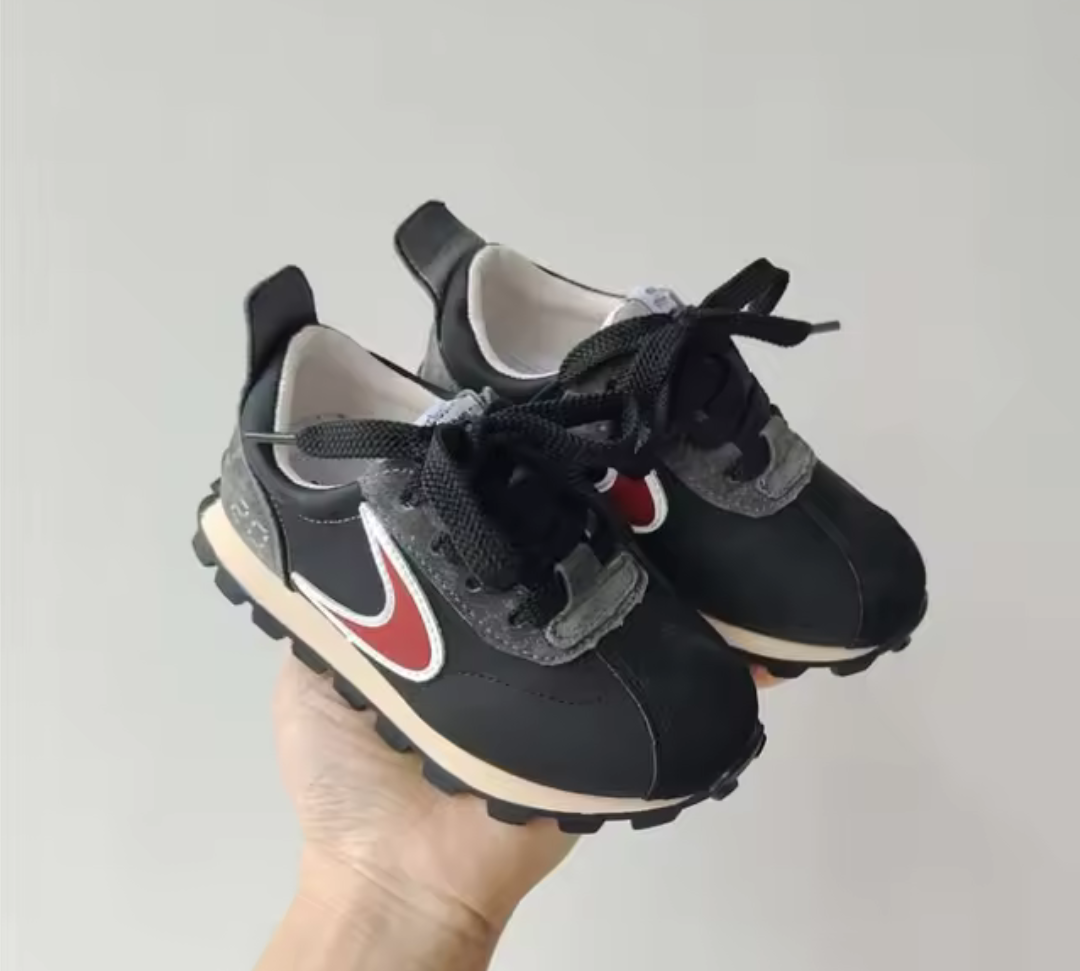 ActiveFeet Kinderschuhe | Stylische Schnürschuhe aus echtem Leder für Sport