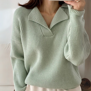 Yara Pullover | Bequemer V-Neck für kühle Tage