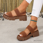 Garboare Sandalen | Damen-Casual-Sandalen mit elastischem Band für Komfort