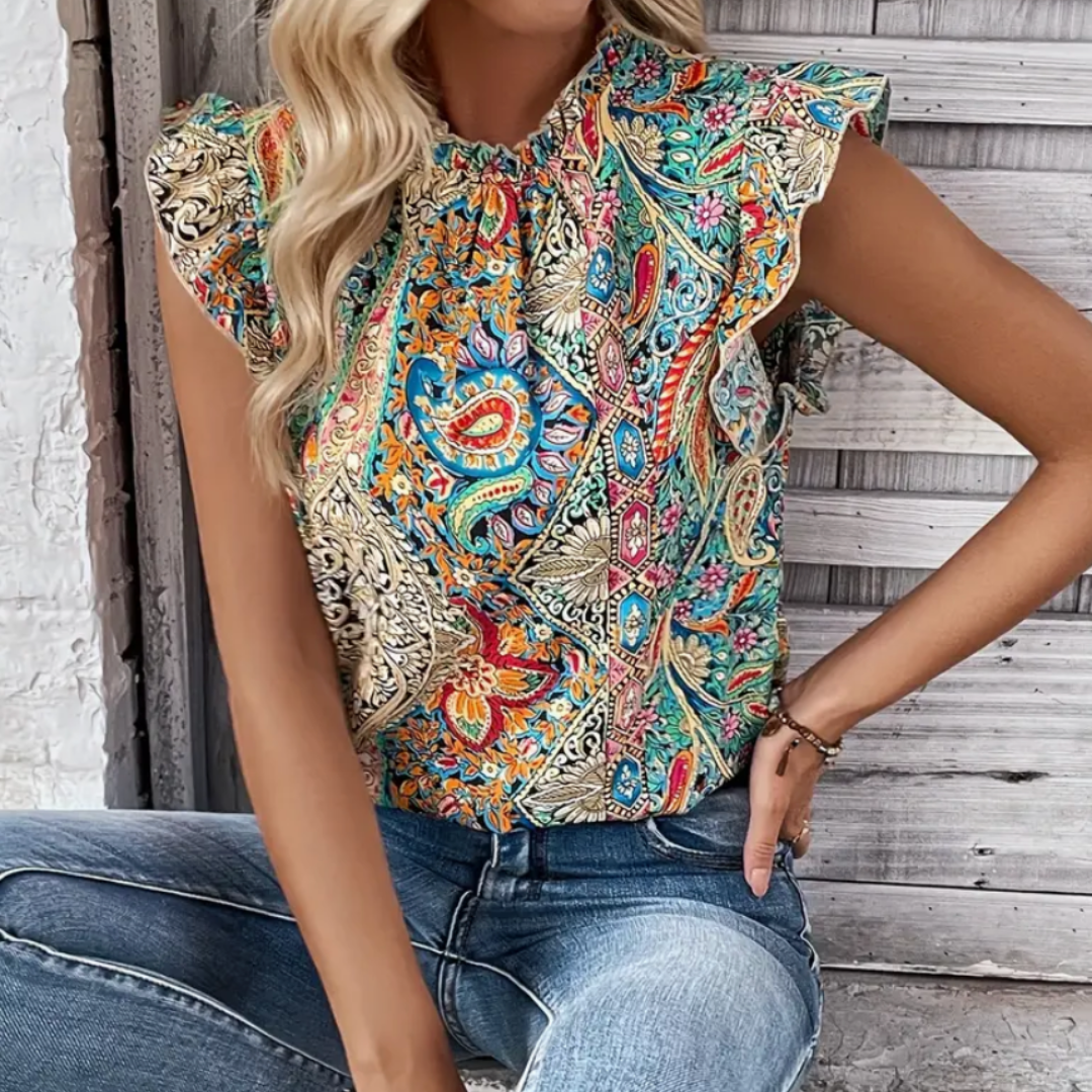 Paisley Print Top | Zeigen Sie Ihren Stil mit unseren modischen Damenoberteilen