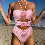 Peachtan Badeanzug | Strandkleidung mit hoher Taille für Damen | Braut Badeanzug für Frauen