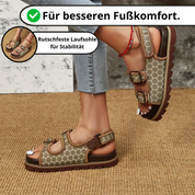 Elke Sandalen | Heben Sie sich ab mit Sandalen im geometrischen Muster für Komfort