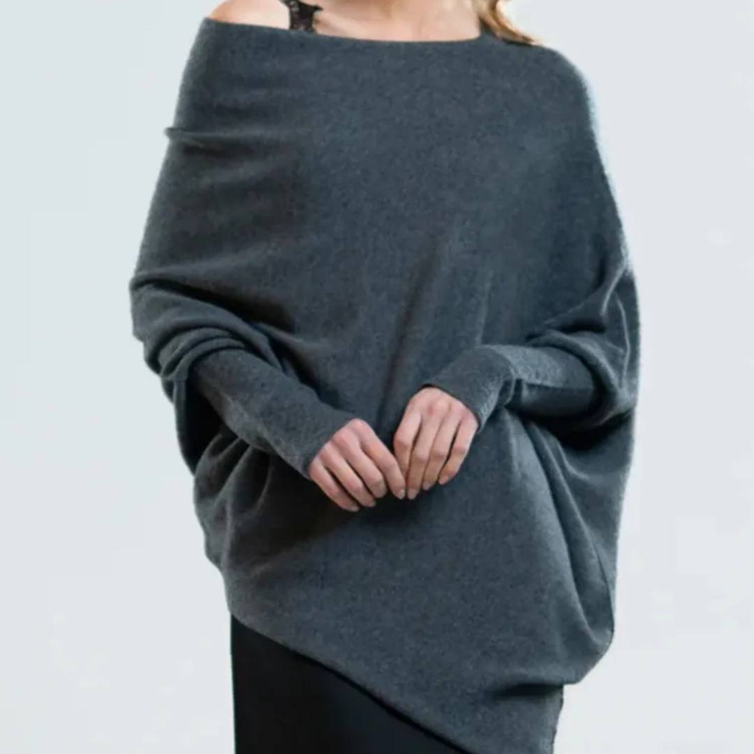 Charice Pullover | Herbst Pullover mit Schaldetail