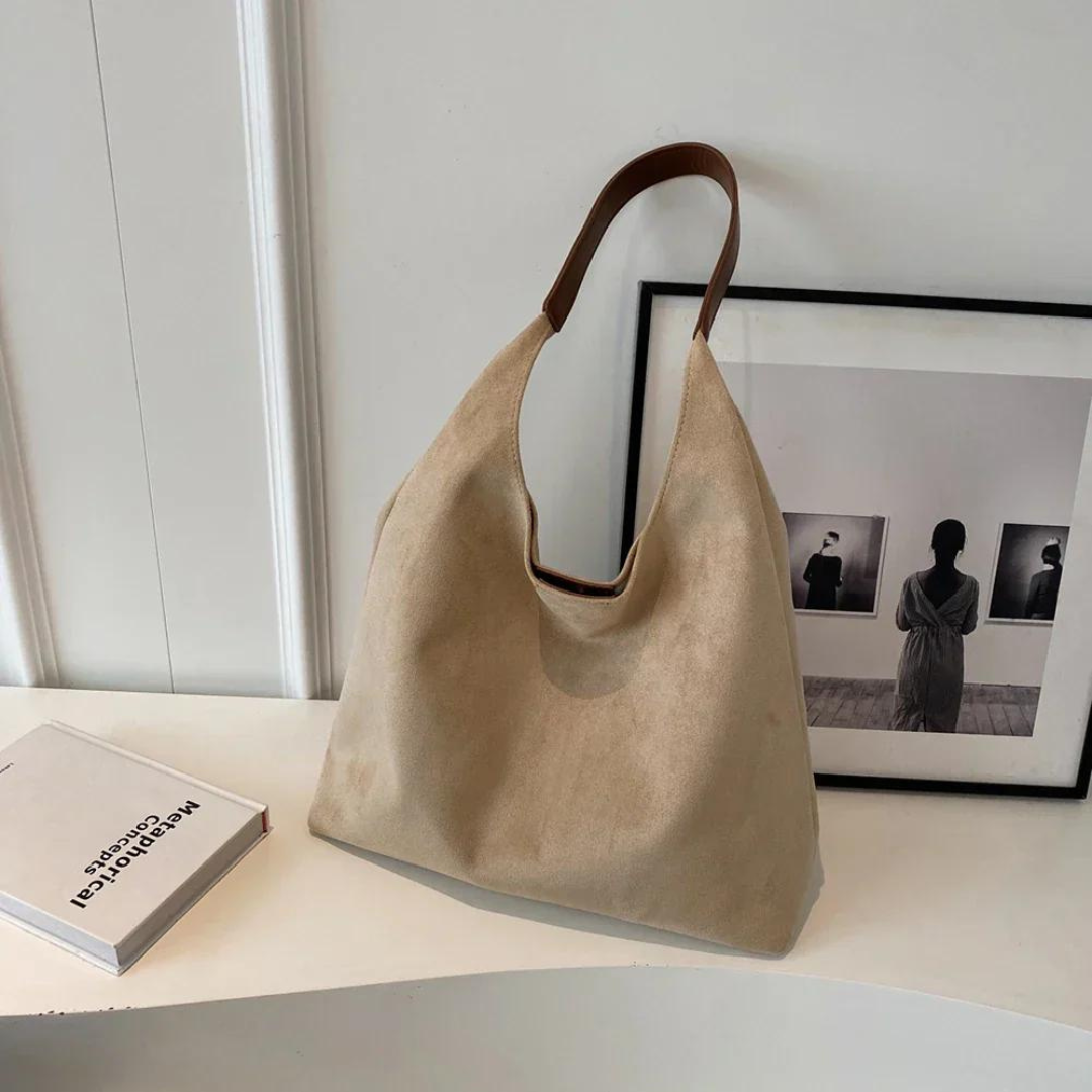 Hanna Suede Shopper Bag | Hochwertige Wildleder Tote Bag für Jeden Anlass