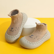 Comfortable Kinderschuhe | Niedliche Schuhe mit süßem Gesichtsdruck und weicher Gummisohle