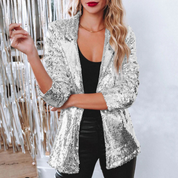 Mila Glitzerblazer | Glanzvoller Damenblazer