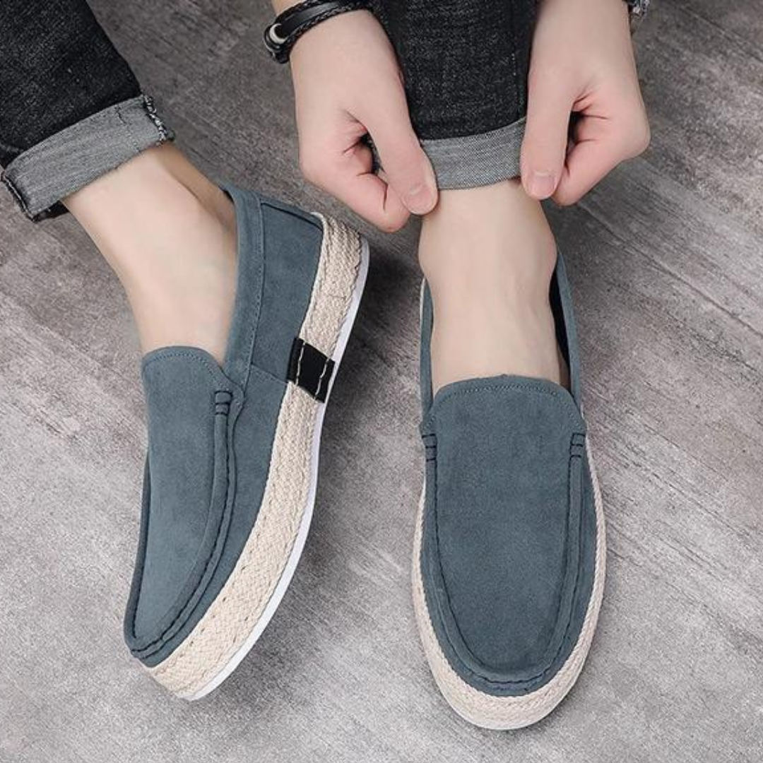 Komfort Loafers | Slipper Loafer für Männer aus Segeltuch