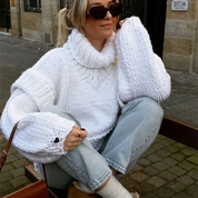 Adia Pullover | Trendiger Oversized Strickpullover Damen für Wintertage