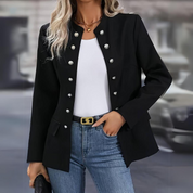 Meinzo Damenblazer | Eleganter taillierter Blazer für Frauen - Perfekt fürs Büro