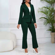 Livia Blazer-Set | Damenanzug mit Langarm-Blazer und Hose