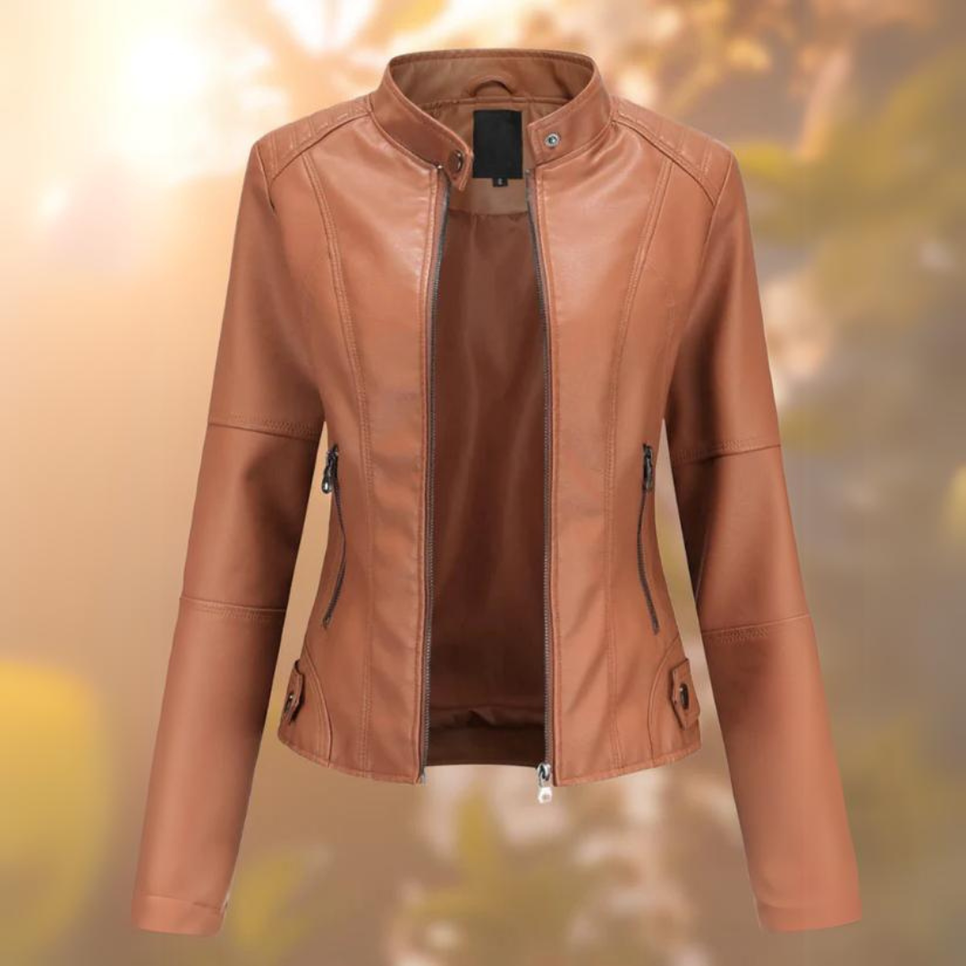 Nanna Lederjacke | Bikerjacke für Damen