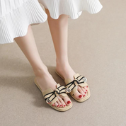 Anke Sandalen | Charmante Bowknot Sommer Sandalen für elegante Outdoor-Mode