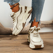 Zara Sneakers | Damen-Turnschuhe - Hohe Sohle