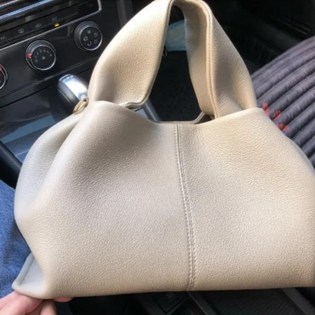 Clara Schulter Tasche | Elegante Retro-Umhängetasche aus PU-Leder für das Büro