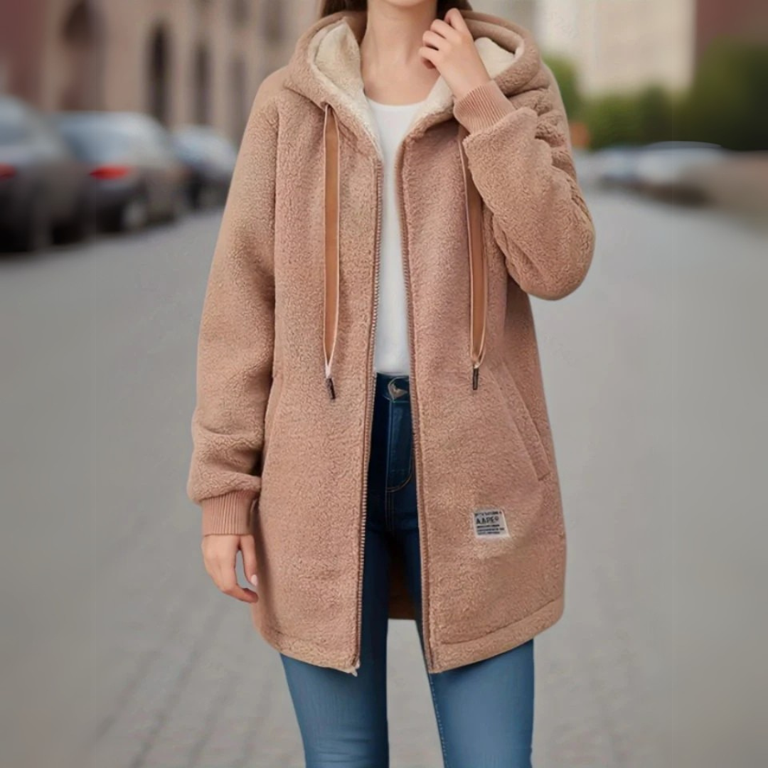 Emma Fleecejacke | Kapuzenjacke aus Weichem Fleece