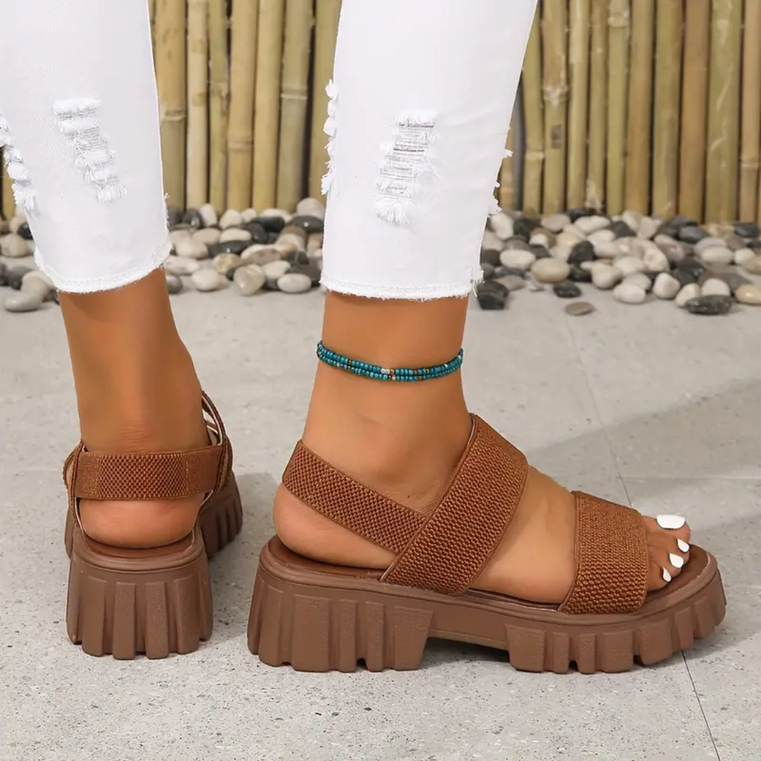 Garboare Sandalen | Damen-Casual-Sandalen mit elastischem Band für Komfort