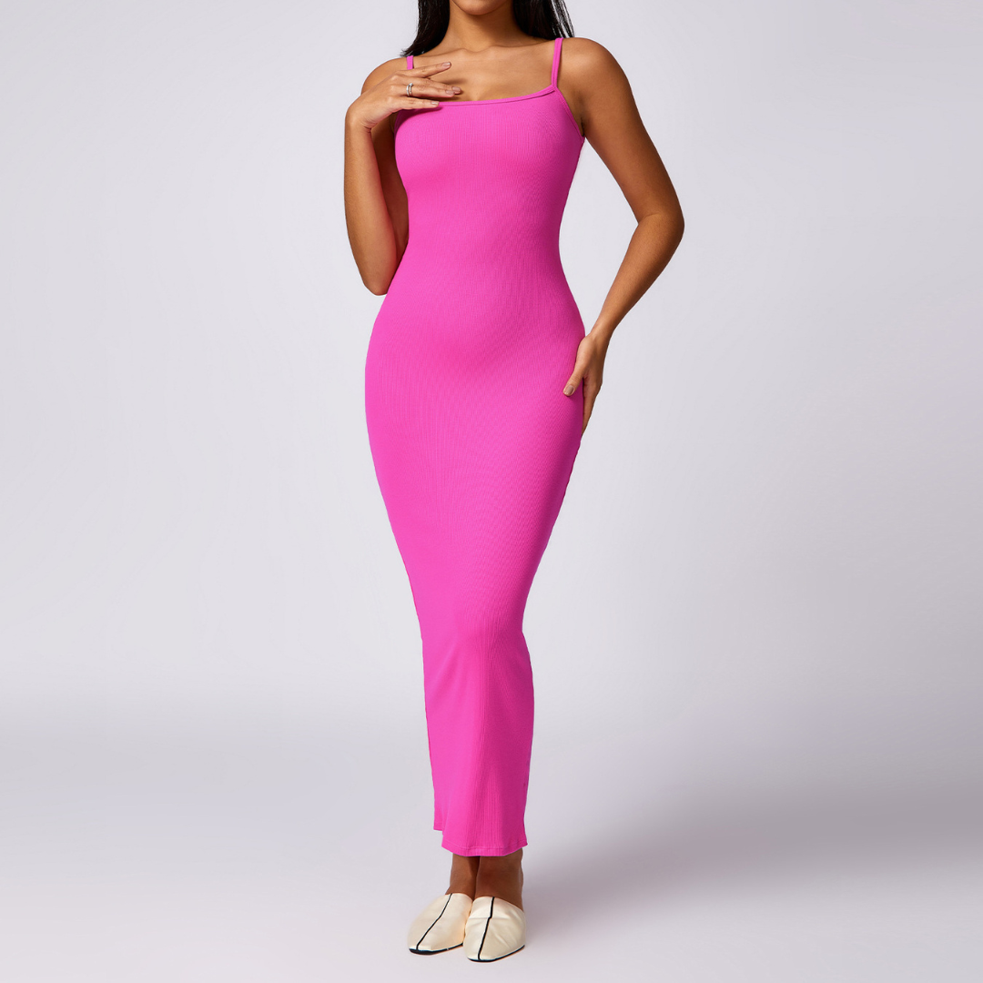 Frauen Cami Kleid | Stylisches Spaghetti-Träger Bodycon-Kleid