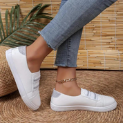 Anke Sneakers | Weiße Slip-On Damenschuhe zum Gehen