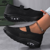 Bequeme Slip On Sneakers | Lässige bequeme orthopädische Schuhe für Frauen