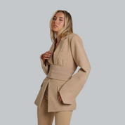 Krizza Blazer | Damenjacke mit Gürtel