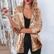 Mila Glitzerblazer | Glanzvoller Damenblazer