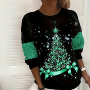 Tina Plus-Size Sweater | Lässiger Weihnachtssweater in Plus-Size