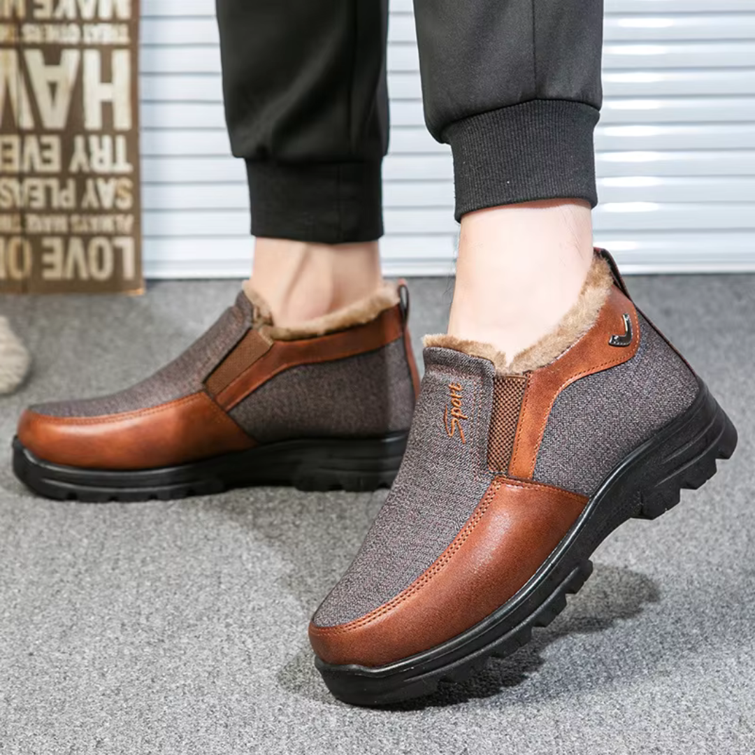 Bruno Stiefel | Warme Herren Winterstiefeletten mit rutschfester Sohle