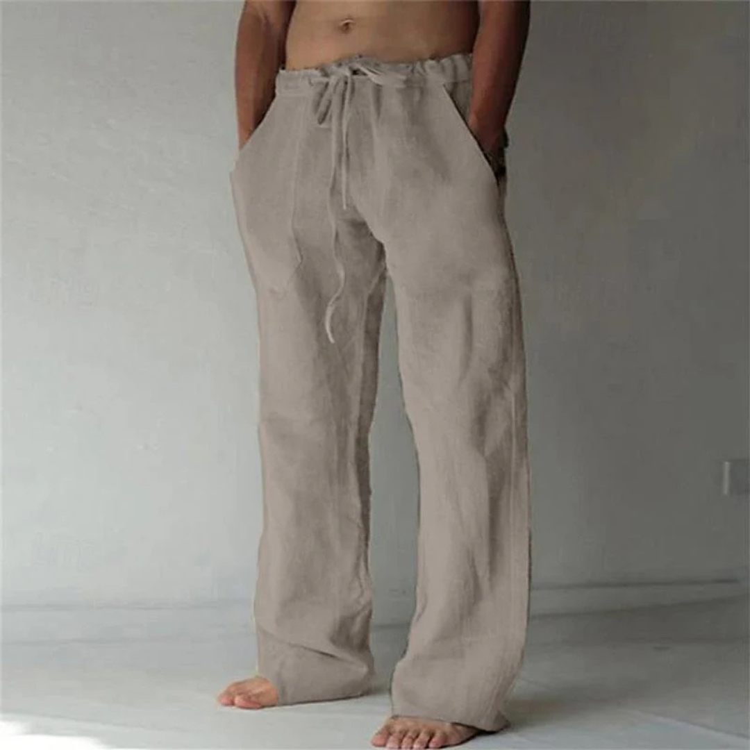 Arthuro Hosen | Herren Baggy Leinenhose