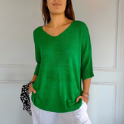 Miranda V-Pullover | Lässiger Strickpullover mit Modernem Schnitt