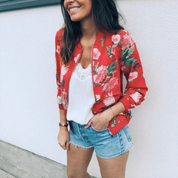 Blumenjacke | Damenjacke mit Floralmuster